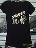 6 pcs Ladies Gold printed tshirts Sweet 16